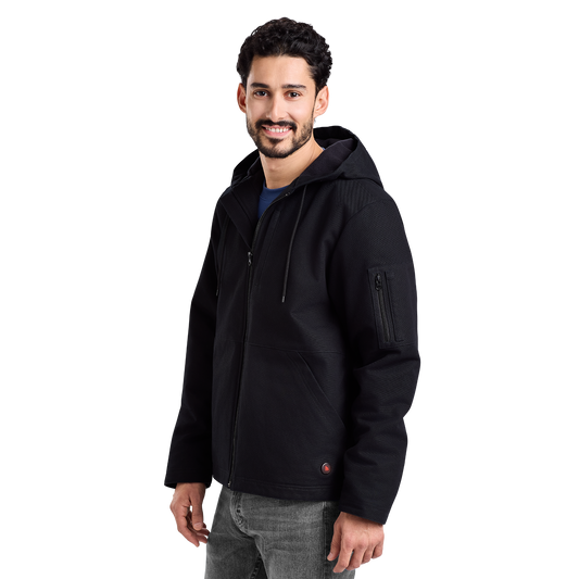 Manteau de travail chauffant en toile