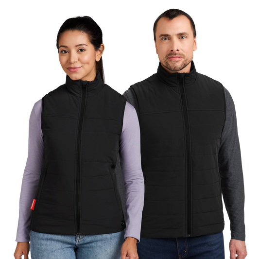 Unisex Heated Puffer Vest with Bluetooth
