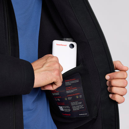 Veste chauffante en toile