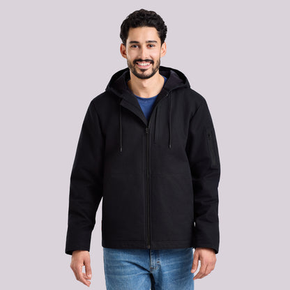 Veste chauffante en toile