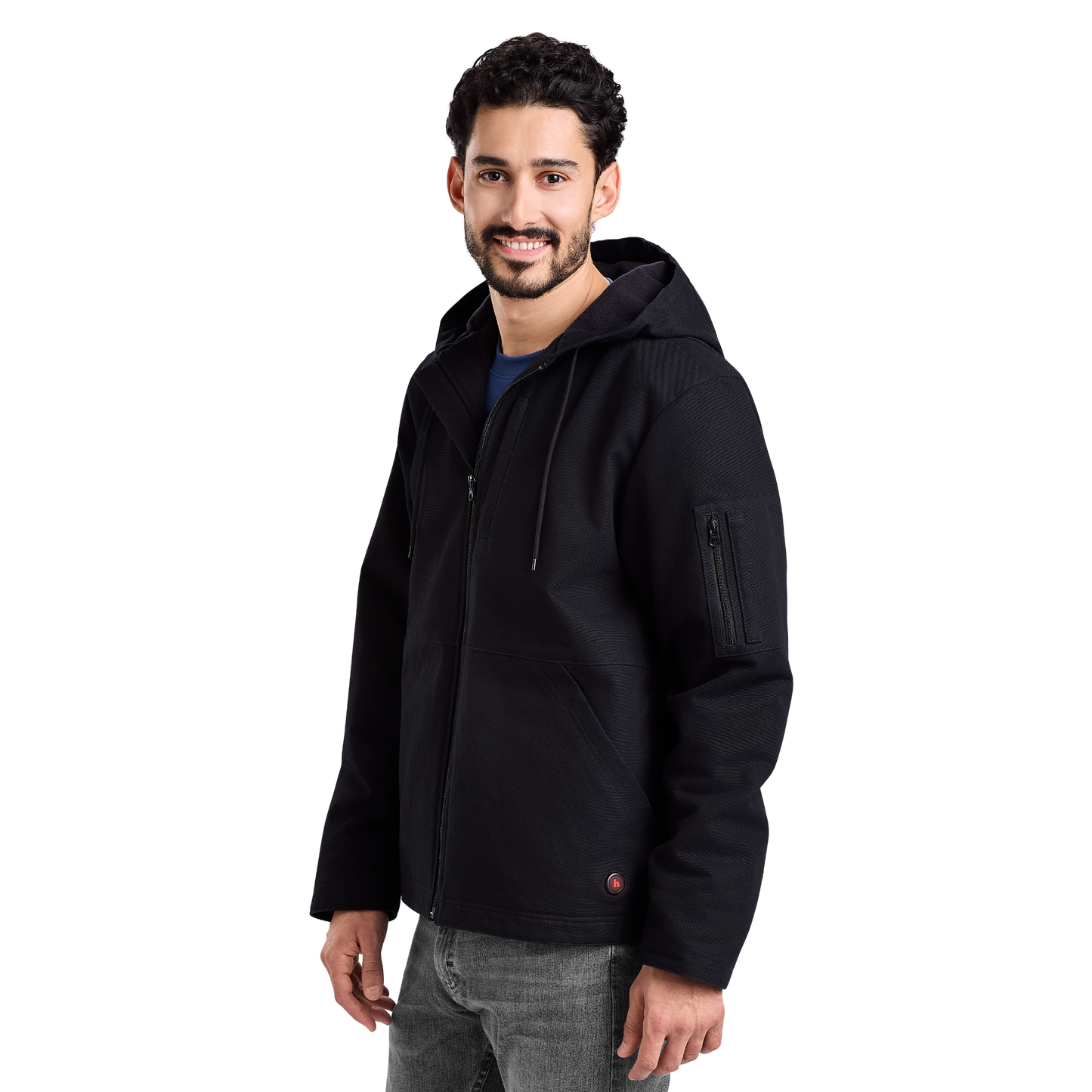 Veste chauffante en toile