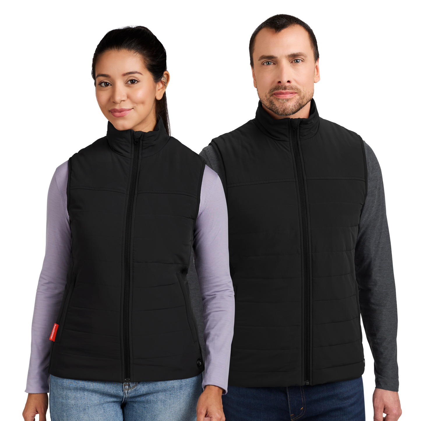 Unisex Heated Puffer Vest with Bluetooth