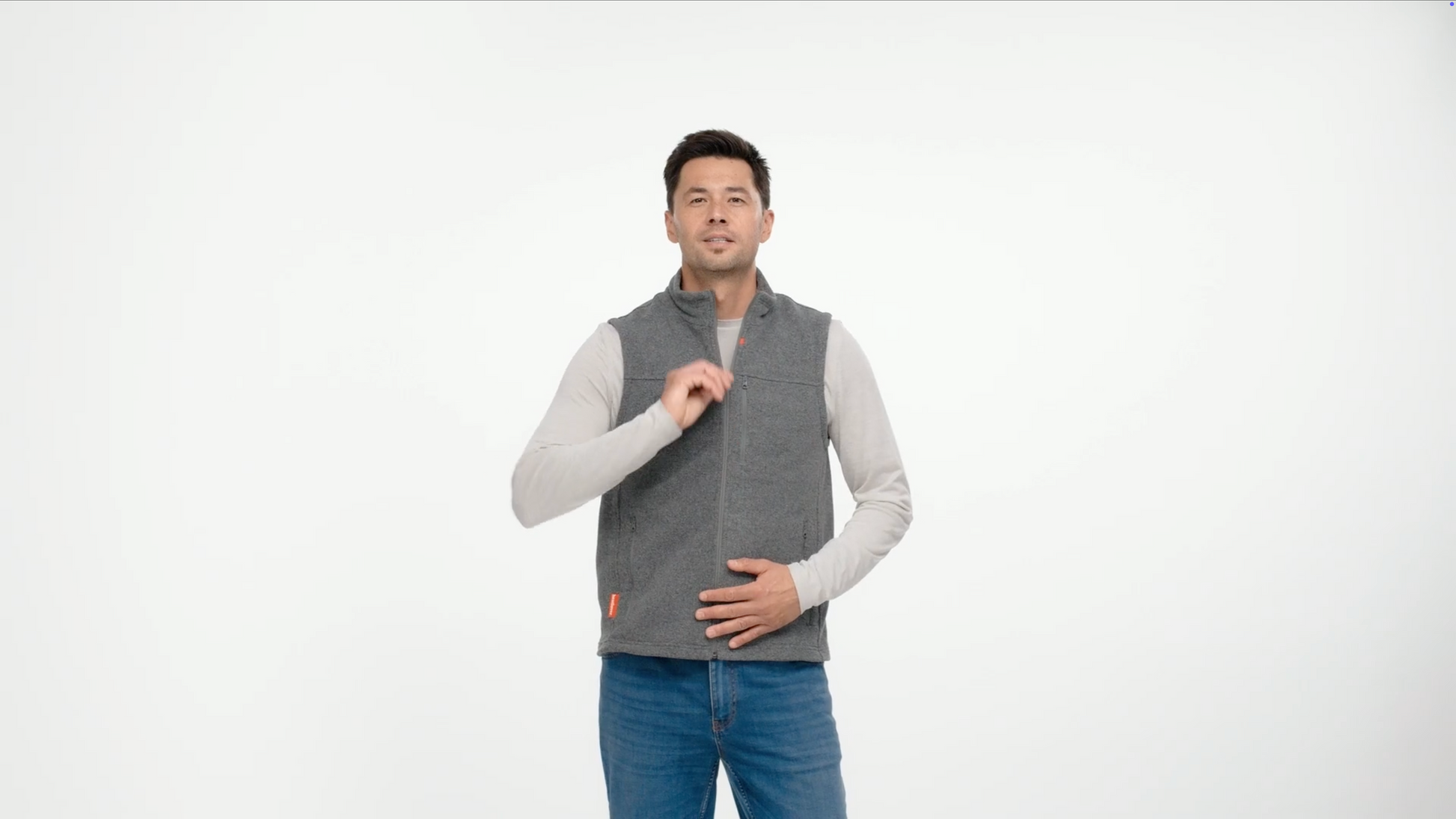 Heatlover heated fleece vest